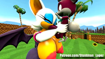 Sonic and rouge the bat